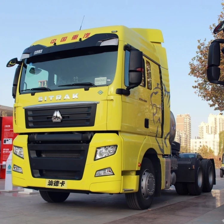 Excellent Value For Money Aluminum Fuel Tank High Horsepower Sitrak G7 LNG 440HP 480HP 510HP Tractor For Sales