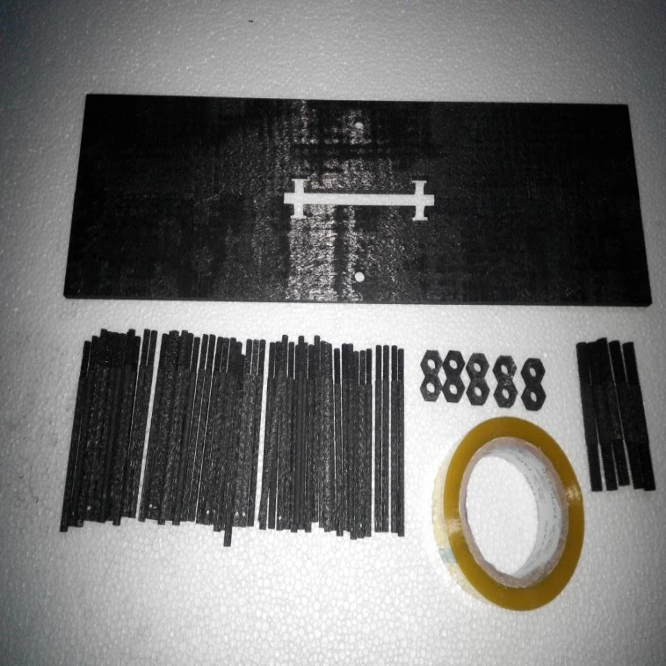 Carbon carbon composite material made plate/wing/thread rod/nut for vacuum furnace