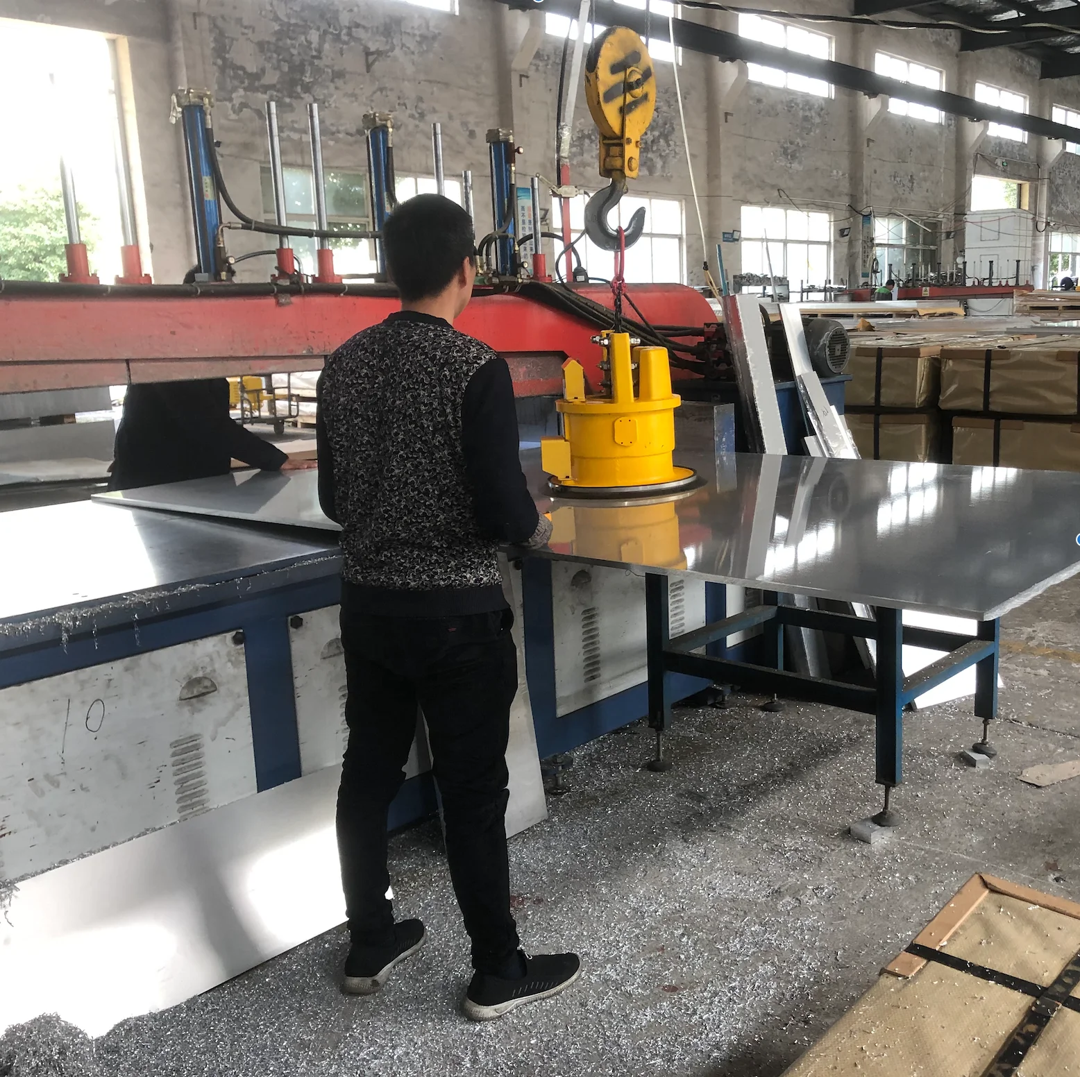 Hot sale No Need Air& Electric Drive Mechanical Vacuum Lifter for Metal Pate lifting Mechanical Vacuum Lifter