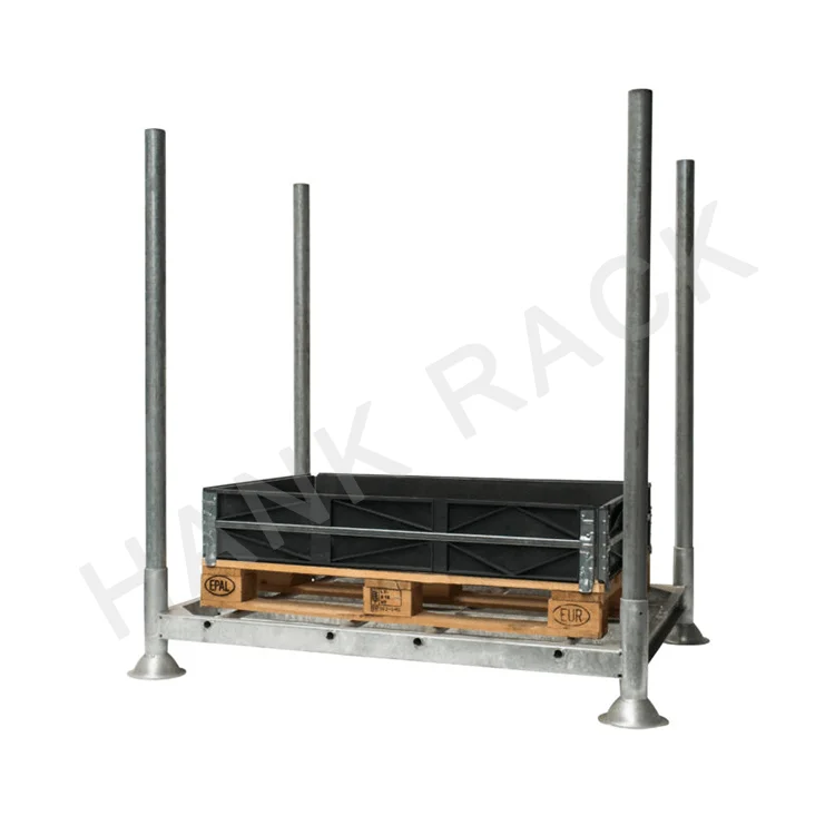 Demountable Stacking Rack Post Removable Rack Transporting and Storage Galvanized Post Pallet