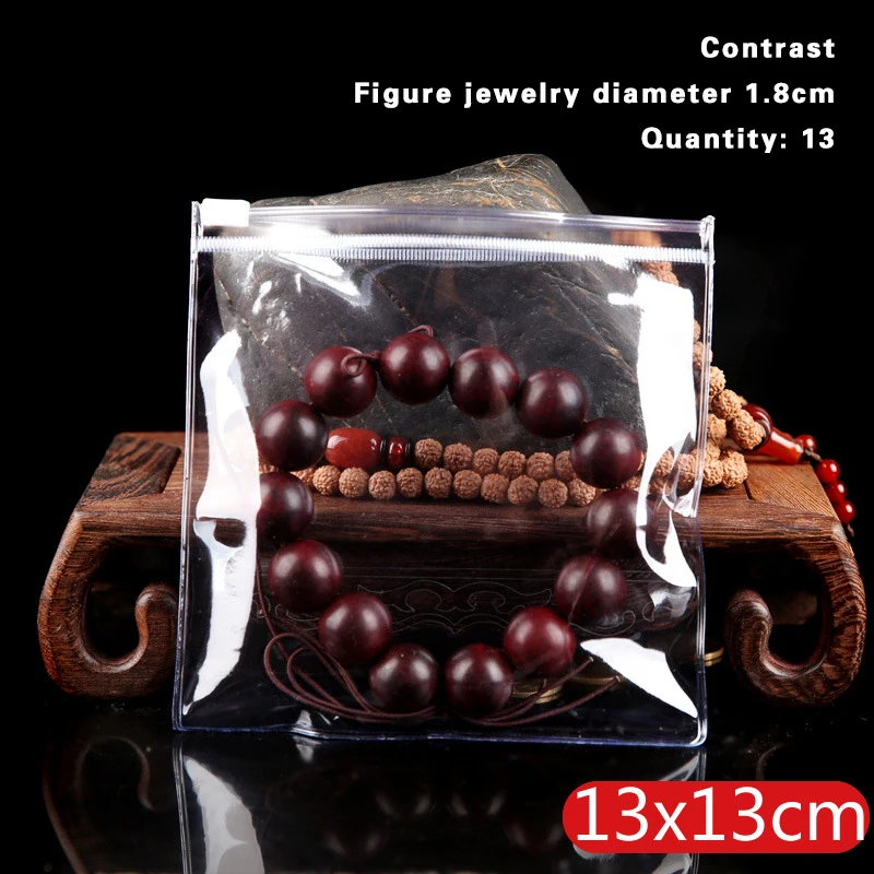 Custom Printing High Transparency Thick PVC Self Sealing Plastic Zip Lock Bags Clear for Earrings Jewelry Packaging Storage