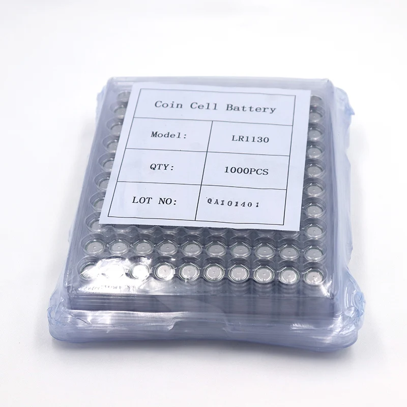Good selling LR1130 Alkaline Button cell battery LR1130 AG10 Battery 0% hg for Watch Mp3 and remote control