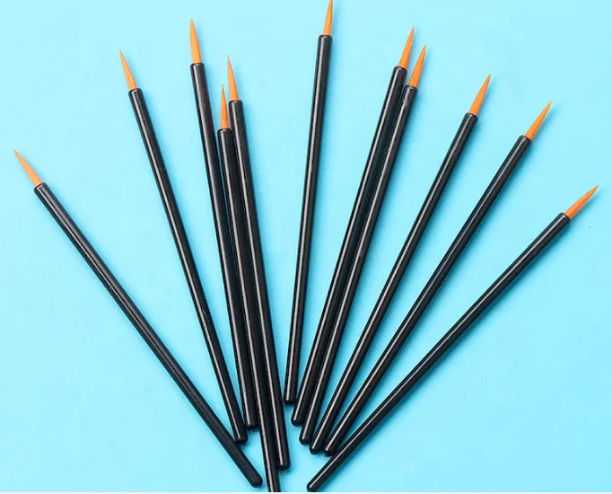 Disposable eyeliner brush Fiber Eyeliner pencil  cream brush  eyeliner brush