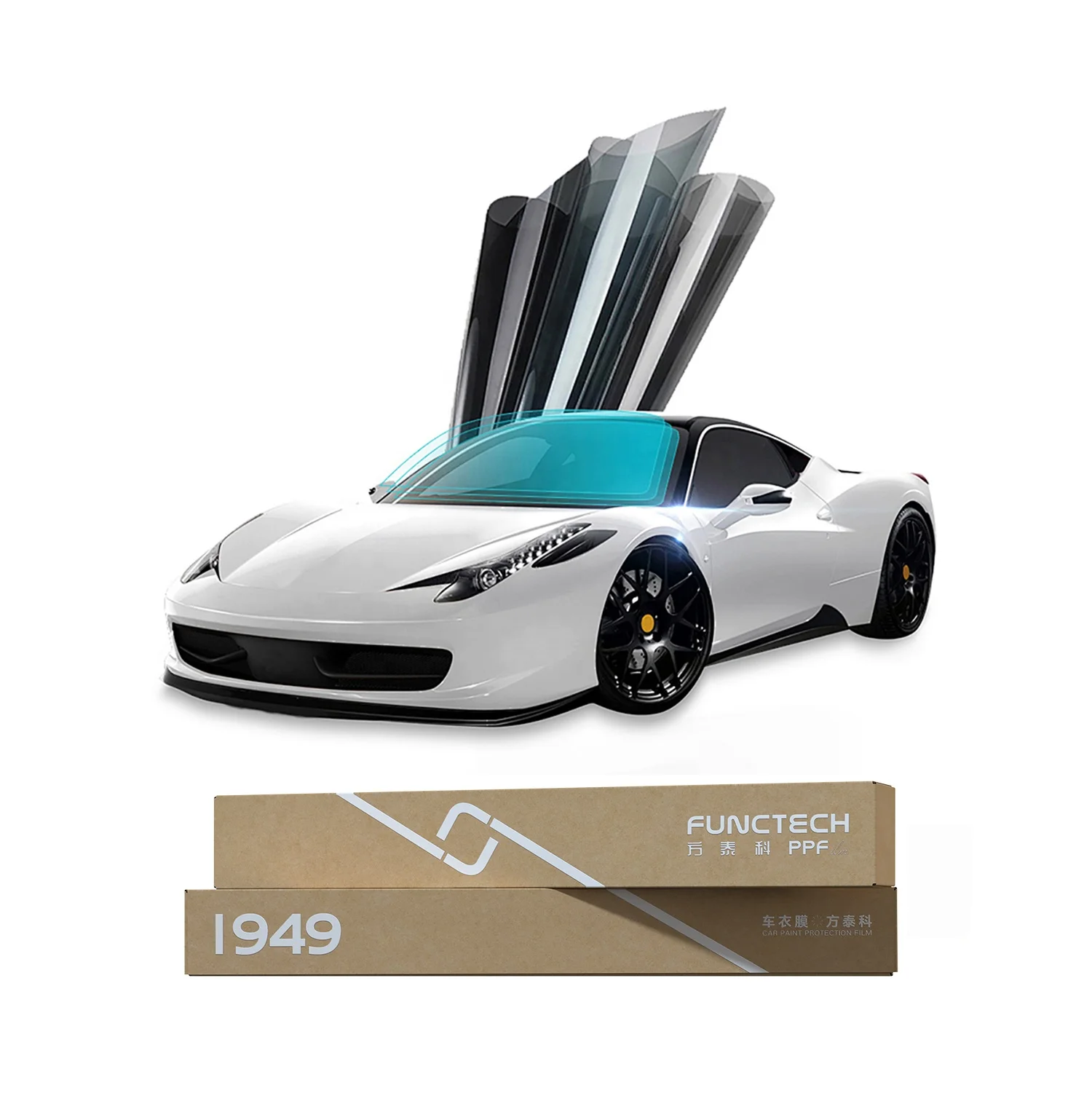 Free Sample High Gloss 8.5mil Base Film Thickness TPU Clear PPF Protection Film Glossy Car Wrap Protective Film