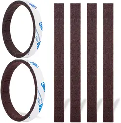 Felt Strips Self Adhesive Brown Furniture Felt Strips Anti Scratch Heavy Duty 5mm Thick Floor Protector