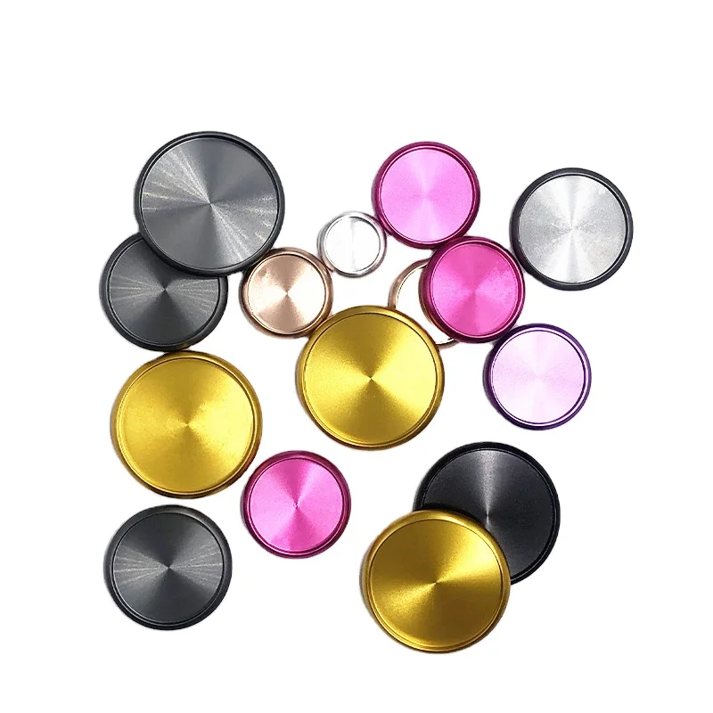High Quality Mushroom Hole Notepad Notebook Metal Removable Button Discs Binder 18mm 19mm 24mm 25.4mm 28mm 32mm 38mm
