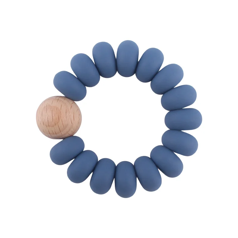 Natural Wood Teething Ring Toy Baby Teether Tooth Care Non-toxic Healthy 100% Beech Wooden Teether Rings