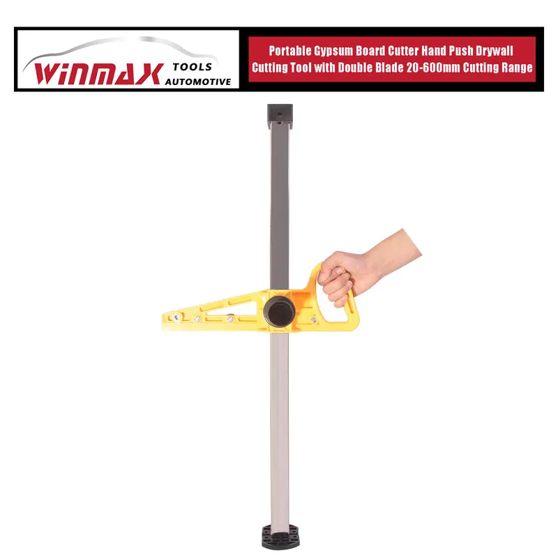 Local stock in America! Winmax Portable Manual Gypsum Board Cutter Stainless Steel Woodworking Hand Push Drywall Cutting Tools