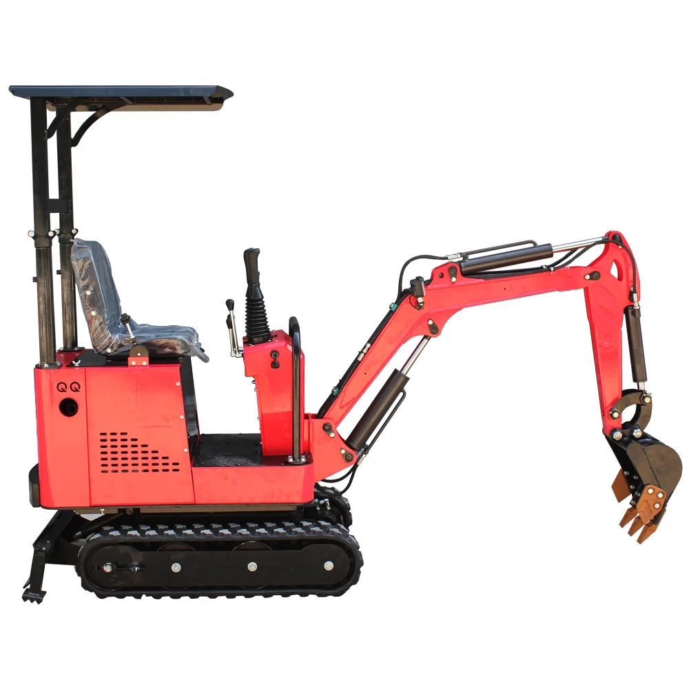 Chinese 1 Ton High Quality Free Shipping Crawler Small Digger Mini Excavator Price for Sale