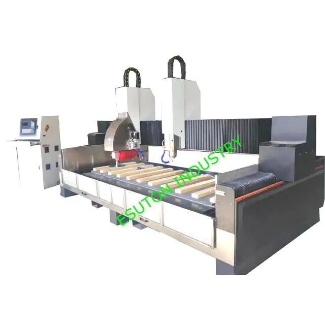 stone countertops machine stone countertop processing fabrication machine for edge chamfer sink hole cutting