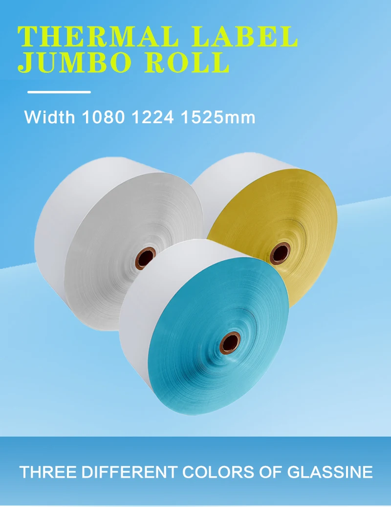 Рулон этикеток Jumbo рулоны бумаги umbo дивана Adesivo 1530x1000 изготовление на заказ кассовый аппарат