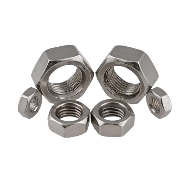 Factory directly wholesale hex stainless steel nuts din 934 nut m6 stainless steel