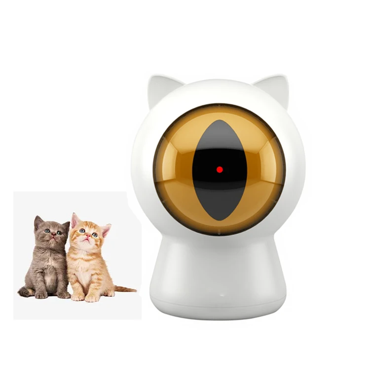Popular Usb Charging Creative Funny Cat Training Laser Toy with Smart Rotating