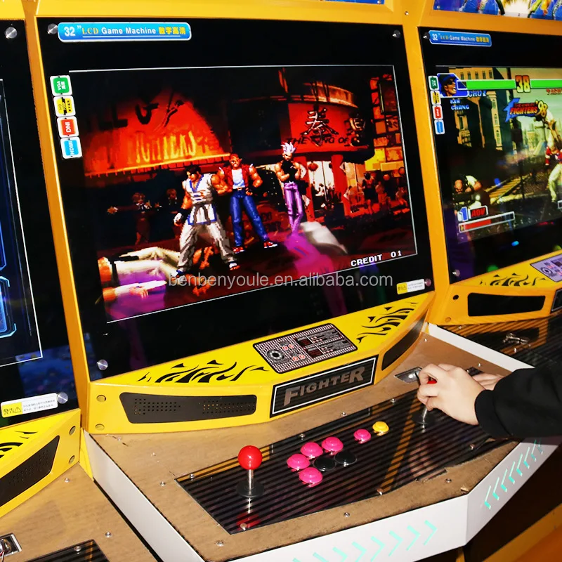 High Quality 32 LCD Arcade Games Street Fight Arcade Gaming Retro Fighting Arcade Games Machines For Sale