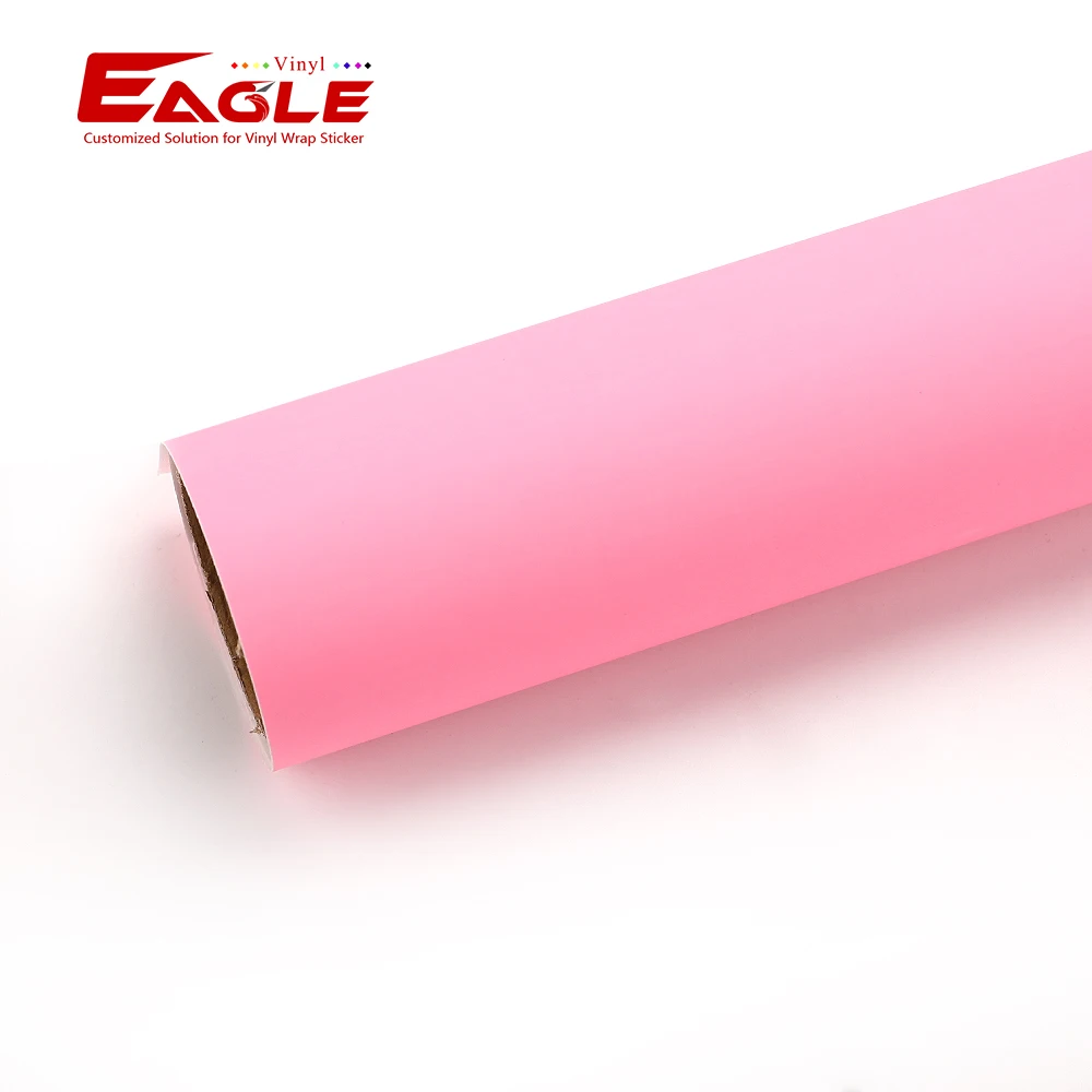 PVC Pink Color DIY Craft Film Vinyl Roll Self Adhesive GLow In The Dark Sticker Vinyl for Cutting Plotter