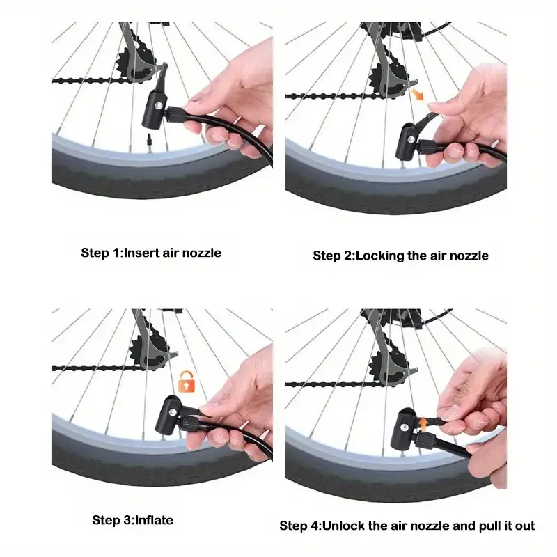 High Quality Bicycle Basketball Universal Trachea Inflatable High-pressure Household Small Inflator