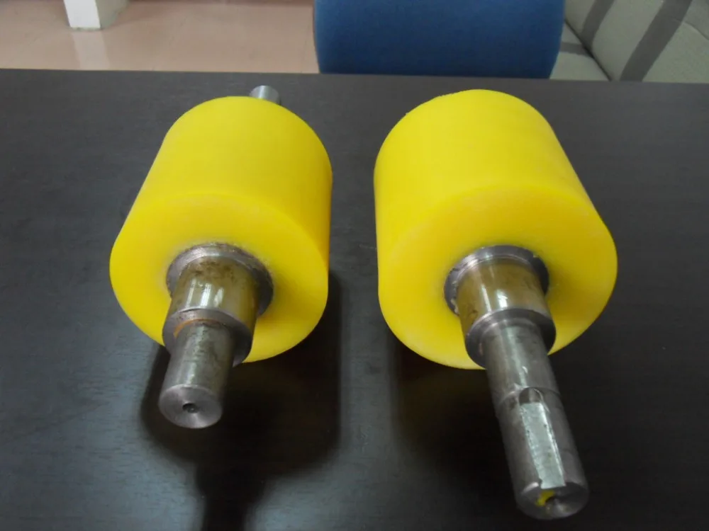 Полиуретановый ролик с резиновым покрытием для печати