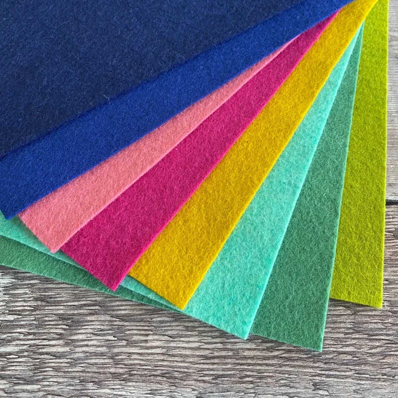 100%Polyester floor walls soundproof self-adhesive felt pad color size can be customzible
