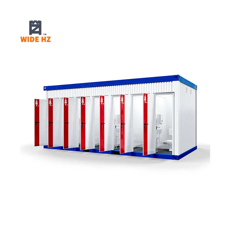 20-футовый сборный модульный сборный портативный туалетный санитарный контейнер для туалета