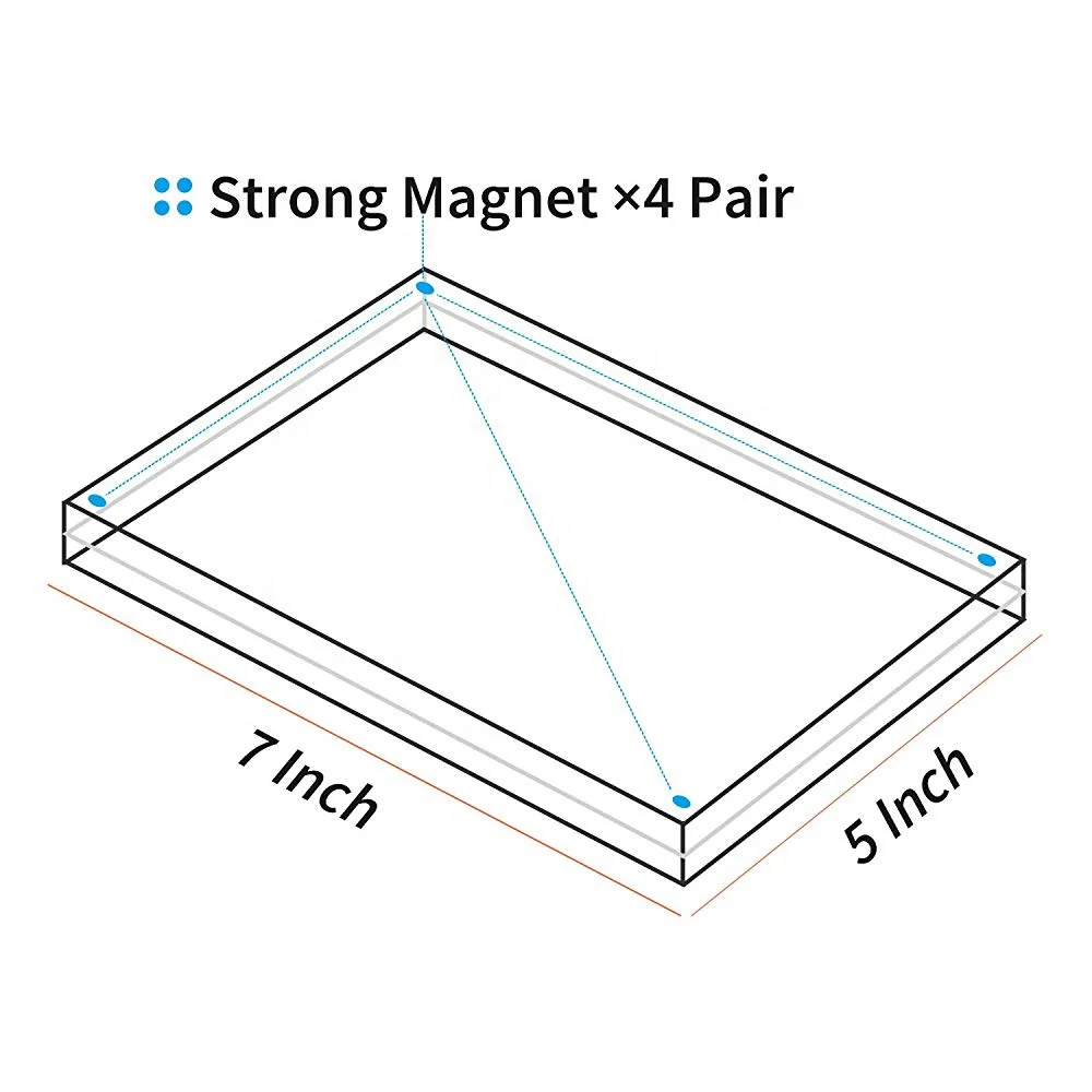 Настольная свободно стоящая акриловая магнитная фоторамка/фоторамка в виде подсолнуха