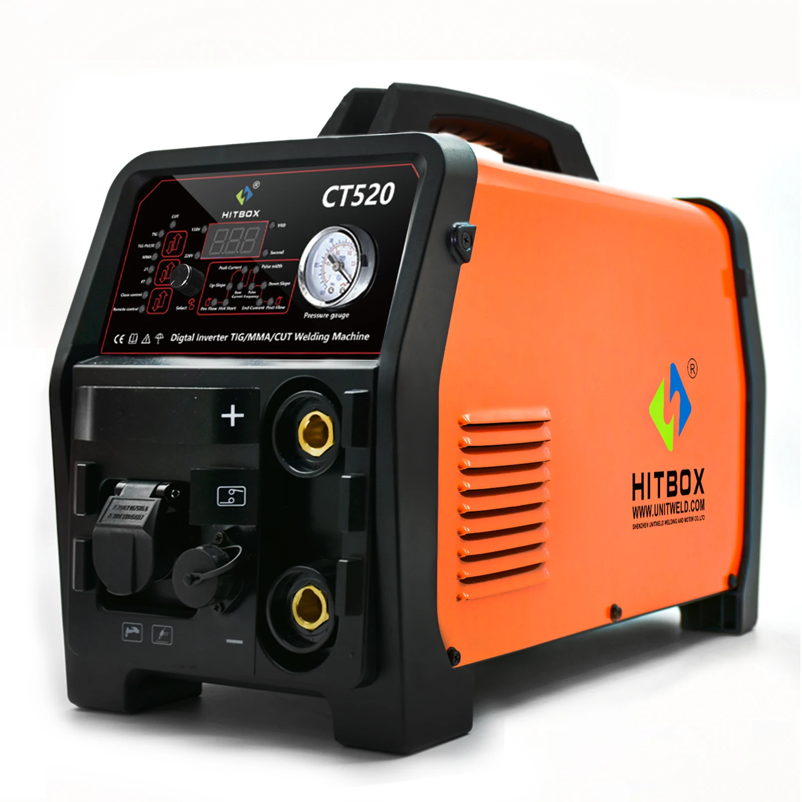Сварочный аппарат HITBOX инвертор IGBT плазменной резки постоянного тока CT520 для TIG MMA сварочный 3 в