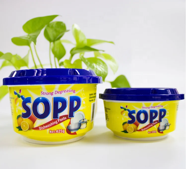 High quality cleaning supplies eco friendly detergent soap dishwashing paste dishwashing cream
