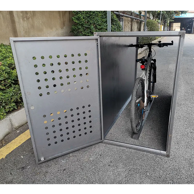 Outdoor Metal Motorcycle Hard Waterproof Eco-Friendly Parking Custom Made Heavy Duty Garage Cabinet Storage