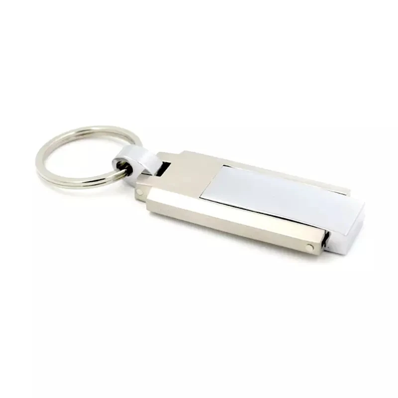 Creative Mini Sweivel Ultra Metal Pen Memoria Usb Flash Drive Keychain Laser Logo 1Gb 2Gb 4Gb 8Gb 16Gb 32Gb High Speed With Led
