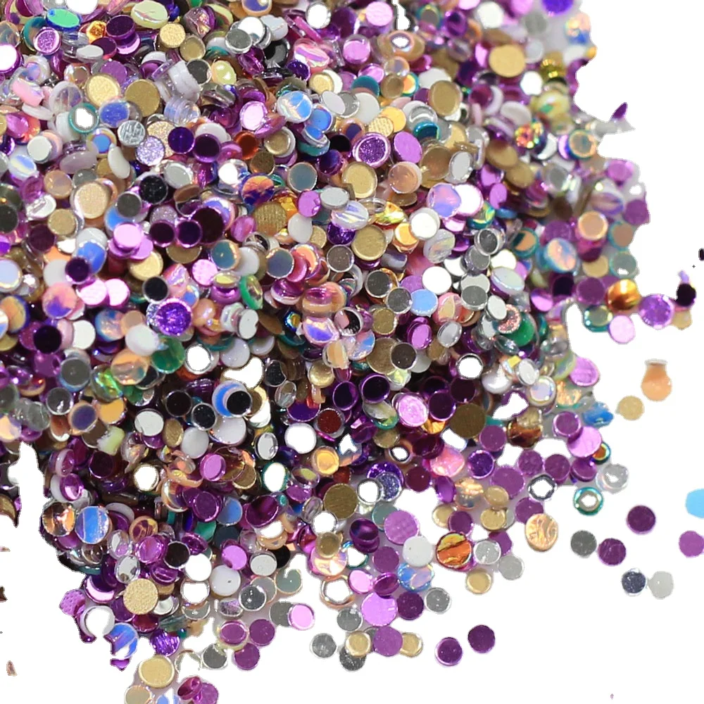 1mm Circle Dot Shape Sequin Pvc Flat Loose Sequins Paillettes Party Craft Nail Arts Wedding Decoration Confetti