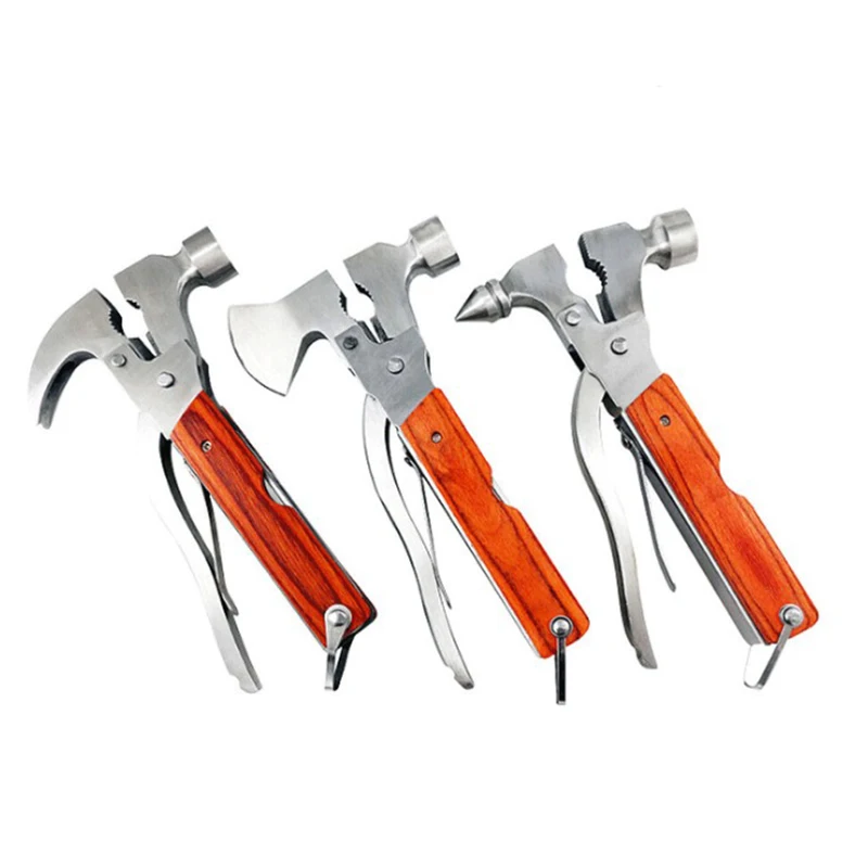 Plier,Pocket Screwdriver Bottle Opener,Survival Camping Claw Knife,Hand Saw,Car Safety Air Hammer