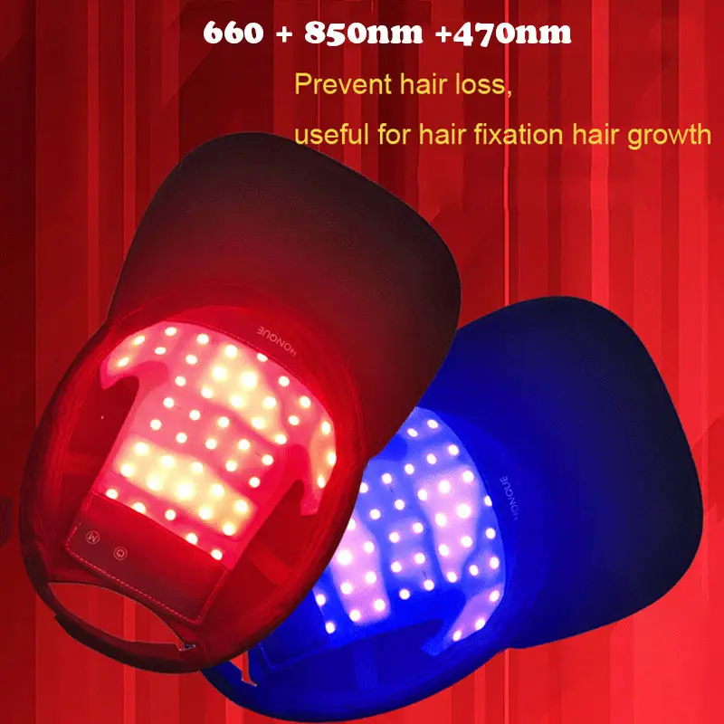 High Quality Hair Loss Treatment Caps Far Infrared Led Red Light Therapy Hair Growth Cap For Hair Growth