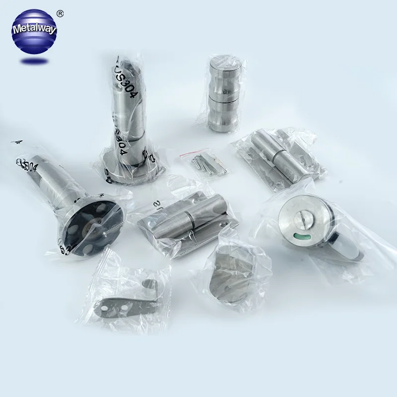 stainless steel material toilet cubicle hardware HPL toilet partition accessories