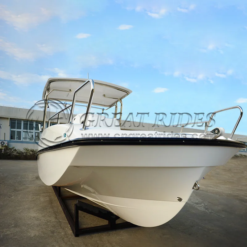 New designed Offshore Leisure Vessel luxury Cuddy Cabin Fiberglass fishing boat yacht with certification