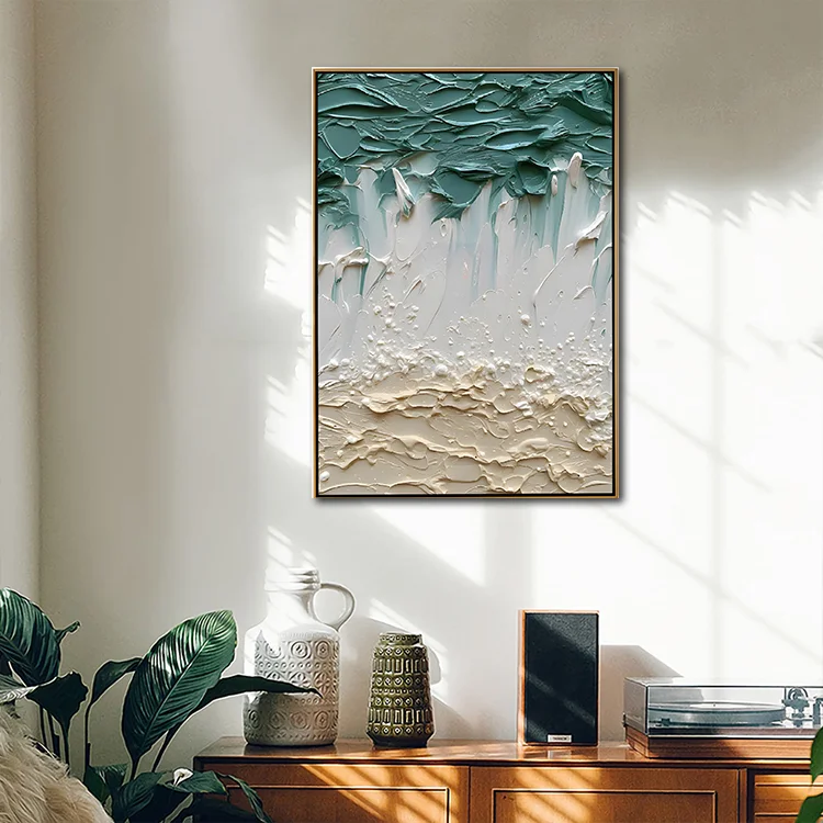Manufacturers wholesale modern decorative painting handmade oil painting Nordic abstract painting hotel lobby