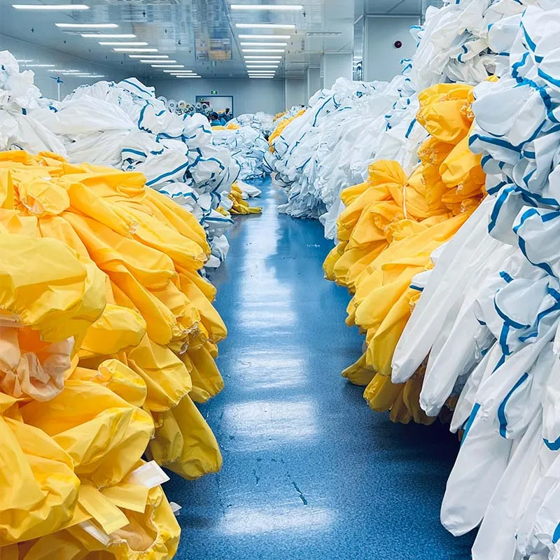 Type 3/4 Protective Coverall for Oil and Gas Impervious Double Zipper Coveralls