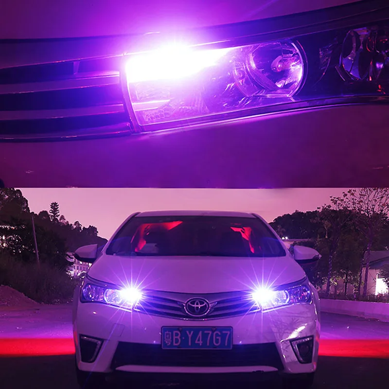 Car Parking Light  W5W T10 RGB Led Bulbs With Remote Control Side Marker Lamp the width light colorful led light car