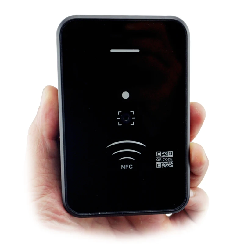 QR reader for door access control system with user use WeChat Mini program to open door