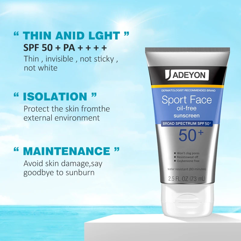 Private Label Vegan Organic Skin Aqua Mineral Tinted Sundown Gel Lotion Cream Spray Stick Sunscreen Spf 50