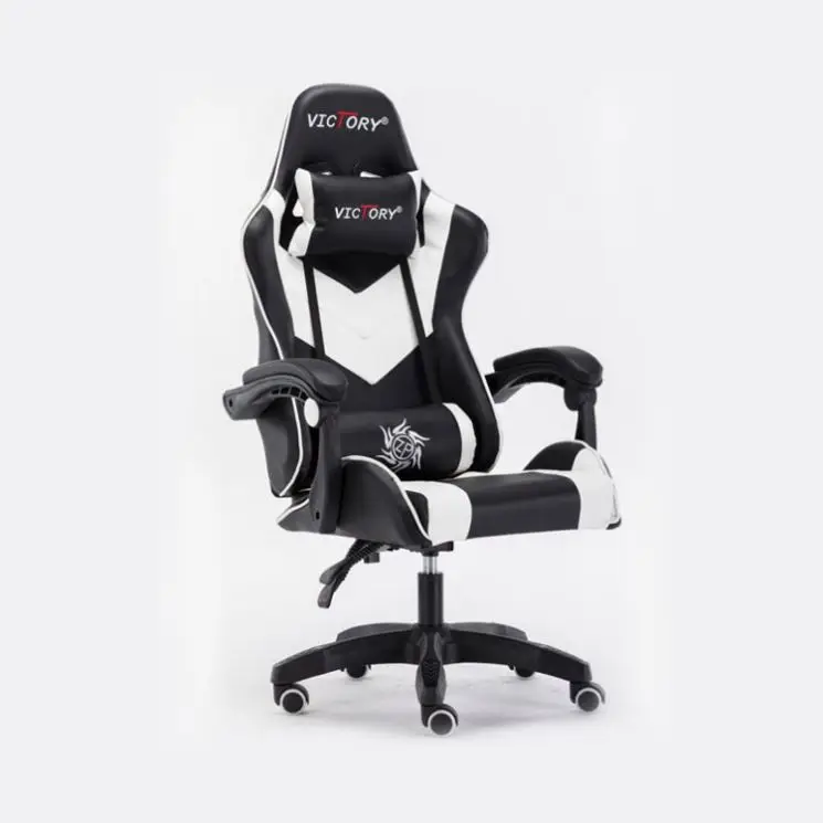 Blue Carbon Fiber Best Affordable Chair Gaming Modern Leather Swivel Metal Gaming Chair With Speaker