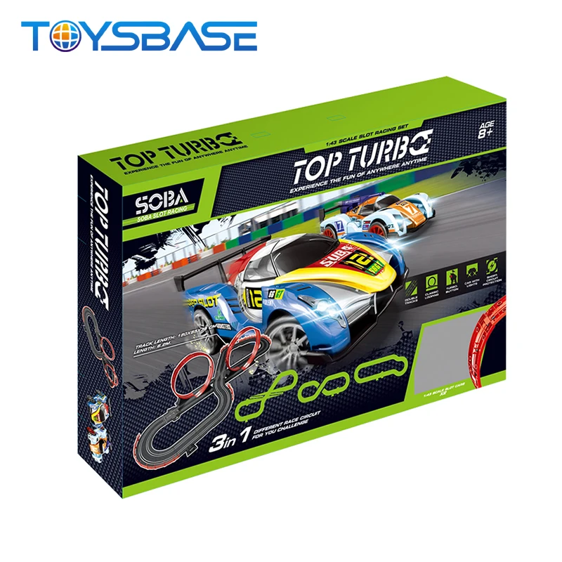 1/43 Scale Slot Set Toys Different Race Circuit Electric Double Rail Racing Track