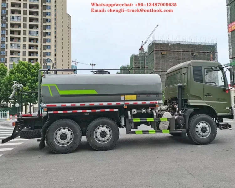 Dongfeng KINGRUN 6x6 6WD внедорожник 10000 литров цена на грузовик с резервуаром для