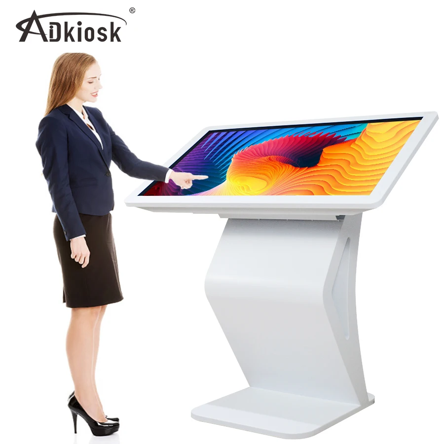 Latest digital media production 42 inch interactive touch screen kiosk