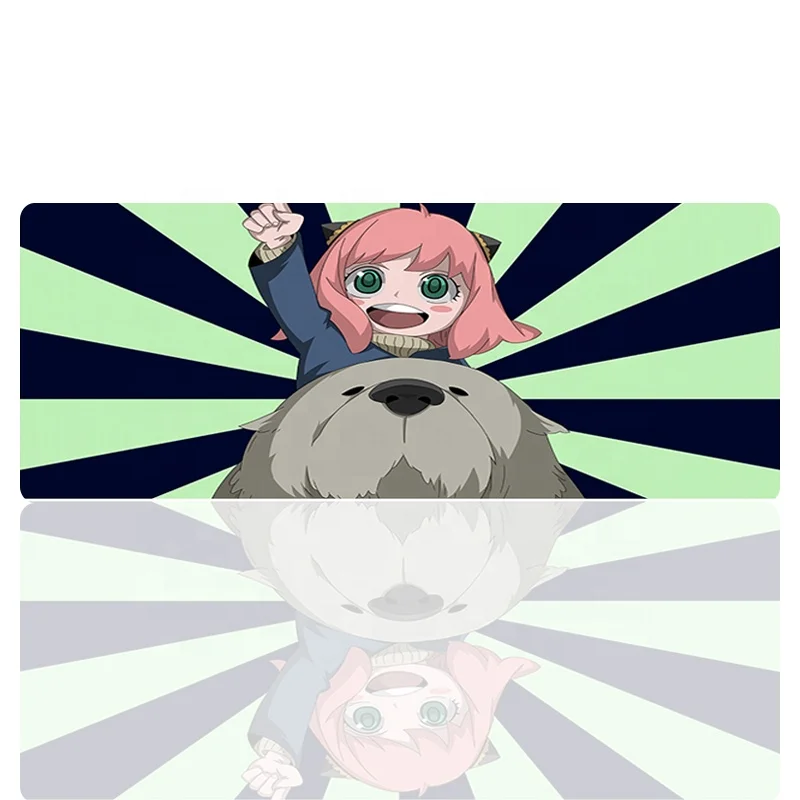 Anime SPY FAMILY Mouse Pad Desk Mat Kawaii Anya Gaming Mouse Pad Yor Twilight Rubber Large Keyboard Mousepad XXL Room Decoration