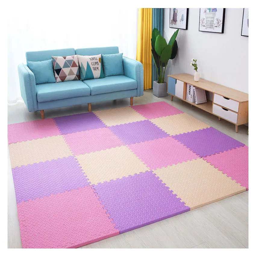 Lifttop Anti-skid Hot Sale Colorful Health Colorful EVA Foam Puzzle Mats Large Baby Kids Play Puzzle Crawling Mat