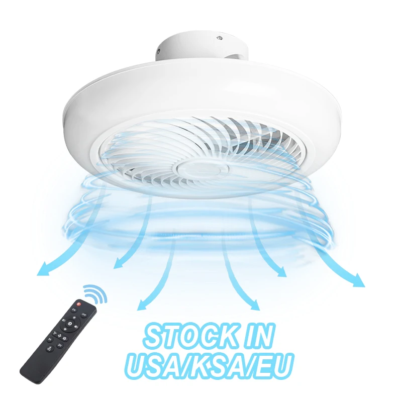 Drop Shipping Modern Designer Luxury Decorate Room Or Hotel Ceiling Fan Light Recessed LED Ceiling Fan Lamp With Remote Control