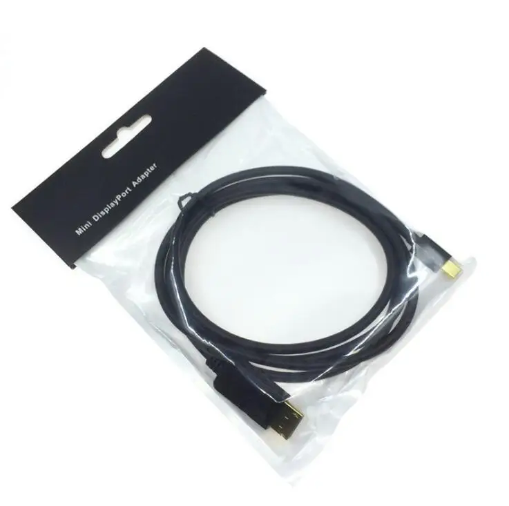 Custom New High Quality 1.8M 3M Gold Plated Head Displayport DP to Mini DP Displayport Adapter Cable 4K 60Hz Full HD Cable