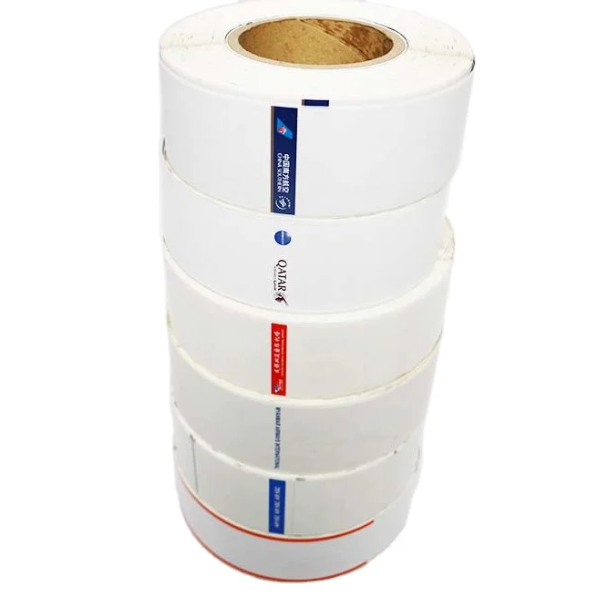 Тепловая багажная бирка нового дизайна