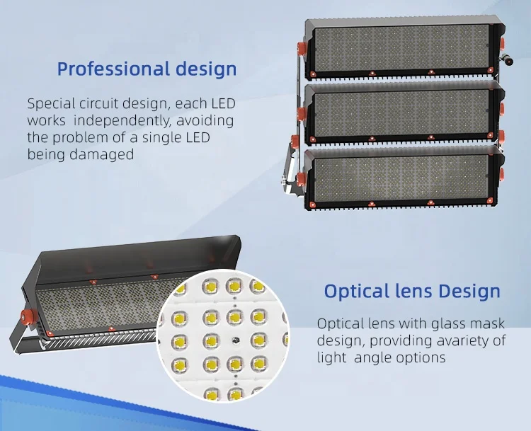 KDC super brightness led stadium flood light 300w 400w 500w 800w