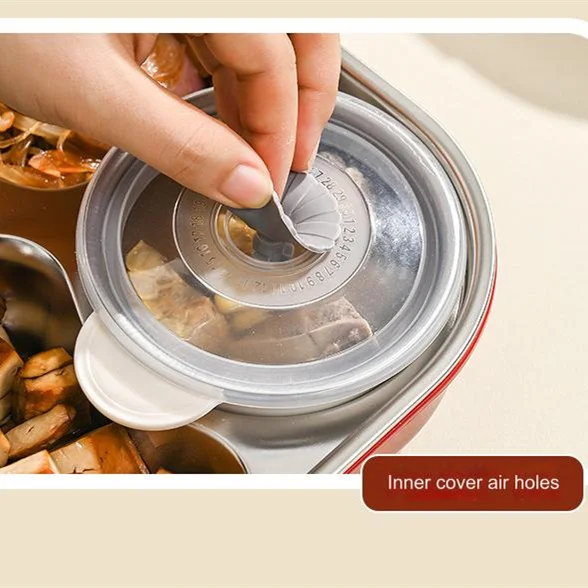 2024 304 Stainless Steel Bento Lunch Box for Adults Sustainable Metal Dinnerware Set Food Container for Lunch and Dinner