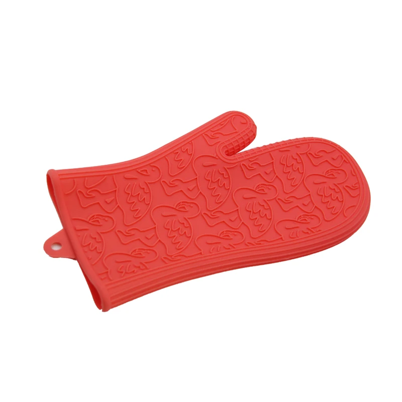 Silicone Heat-Resistant Mitt Cooking Barbecue Gants Silicone Kitchen Microwave Mittens